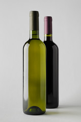 Wine Bottle Mock-Up - Two Bottles