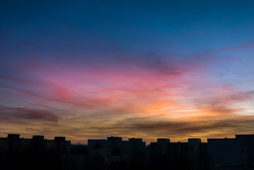 Naklejka premium Dusk