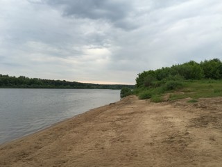 Oka river, Moscow region