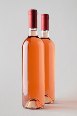 Wine Bottle Mock-Up - Two Bottles
