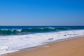 Fototapeta na wymiar Newport Beach Wedge Surf Spot