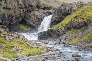 Beautiful Icelandic waterfall