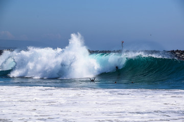 Newport Beach Wedge Surf Spot