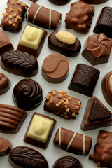Different sorts of chocolates