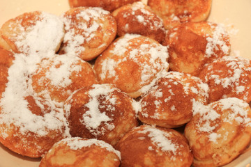Traditional Dutch Poffertjes