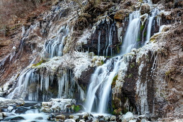 冬の吐竜の滝