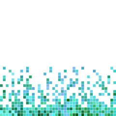 abstract vector square pixel mosaic background