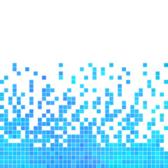 abstract vector square pixel mosaic background