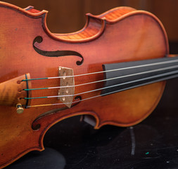 Fototapeta premium Detail of a violin