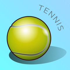 Classic ball for tennis game