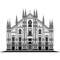 Fototapeta premium Milan cathedral, Italy