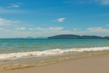 Fototapeta na wymiar Ao Nang beach. Krabi province. Thailand