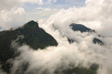 View from World's End in Horton plains national park