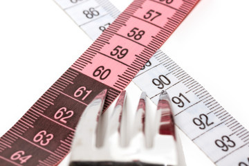 Gabel mit Ma&szlig;b&auml;ndern - Idealma&szlig;e