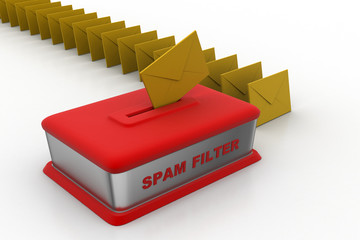 Email through spam filter