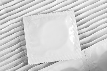 many condoms detailed top view