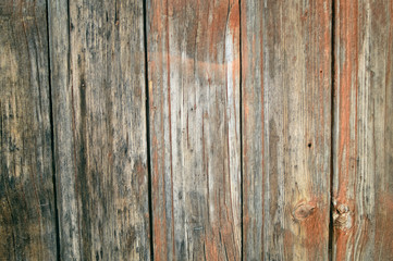 Vintage surface of natural old weathered wood planks door background