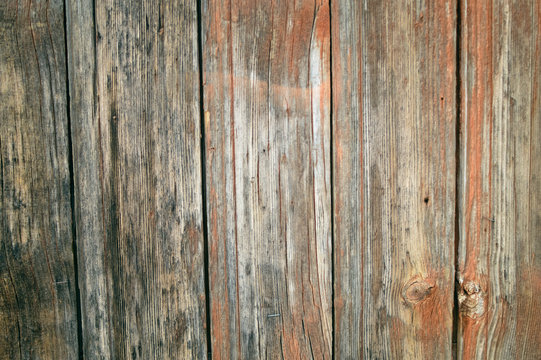 Vintage surface of natural old weathered wood planks door background