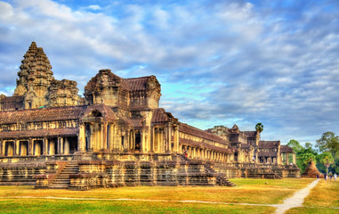 Fototapeta premium Angkor Wat Main Temple at Siem reap, Cambodia