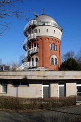 Fototapeta na wymiar Broicher Wasserturm in Mülheim an der Ruhr