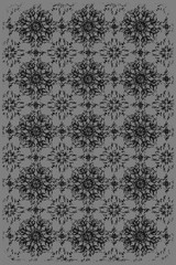 dark hand drawnd black pattern 