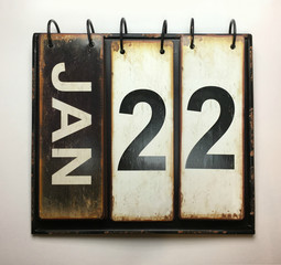 January 22 calendar icon