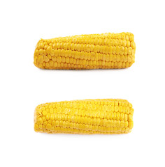 Single corncob isolated