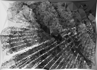 Abstract monochrome mosaic backdrop.  Vector clip art.