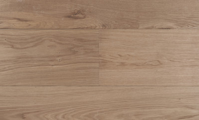 Top view photo of rustic natural oiled Italian oak wood floor boards with rough texture