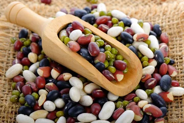 Foto op Canvas grains mix beans in scoop © sommai