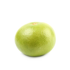 Single sweet grapefruit isolated