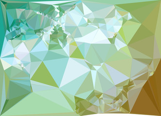 Abstract multicolor mosaic backdrop. Vector clip art.