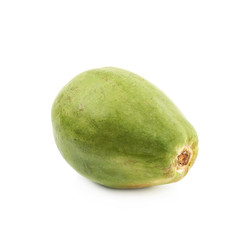 Ripe papaya fruit isolated