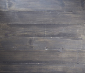 Empty dark wooden background in horizontal lines