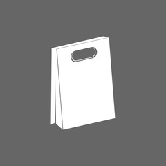 shopping bag - vector icon  Illustration