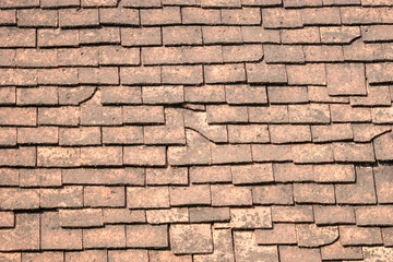 Obraz premium old orange grunge cray roof