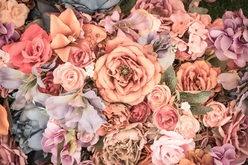 Blumenhintergrund - Vintage-Effekt-Stil © topntp