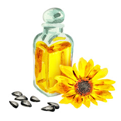 Sunflower natural oil