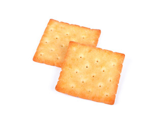 Biscuits on a white background