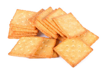 Biscuits on a white background