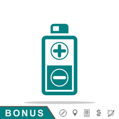 batary plus minusl icon