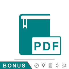 book format pdf icon