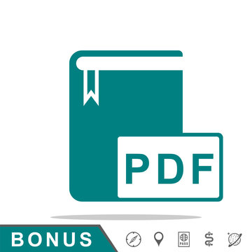 Book Format Pdf Icon