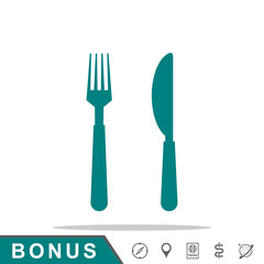 icon fork and knife