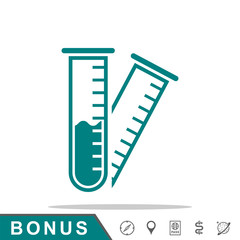 icon test tube
