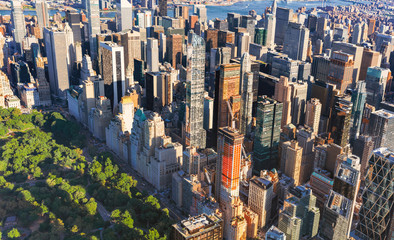 Aerial view of Central Park