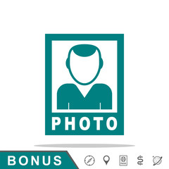 Fototapeta premium no foto icon