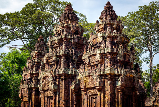 Banteay Srei temple.