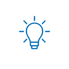 Bulb icon stock vector design