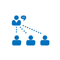 Networking icon stock vector design